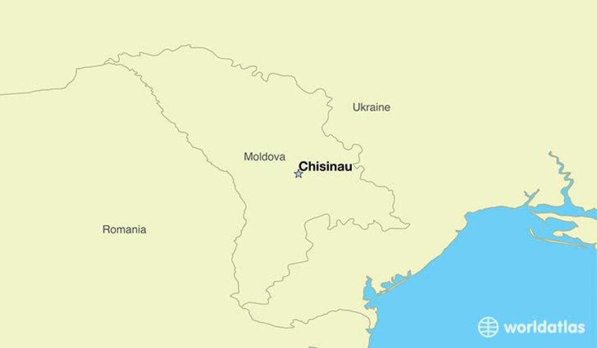 peta dari chisinau, Moldova