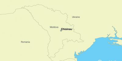 Peta dari chisinau, Moldova