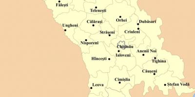Peta dari Moldova cahul