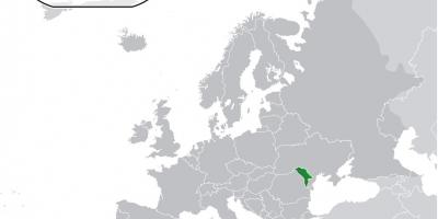 Moldova lokasi pada peta dunia