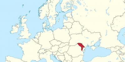 Peta Moldova eropa
